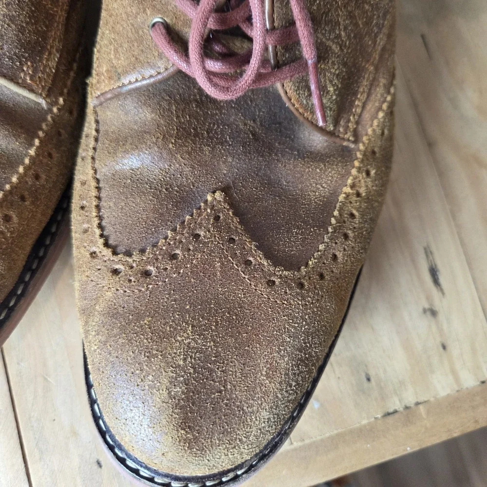 Cole Haan LunarGrand Wingtip Oxford Shoes Mens‎ Size 11.5 Brown Loafers brogue